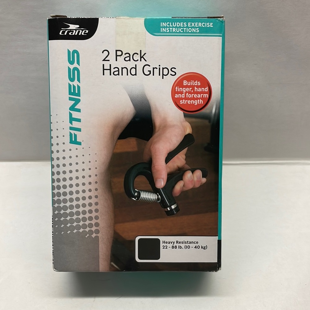 Exercise hands arms with Crane hand grips